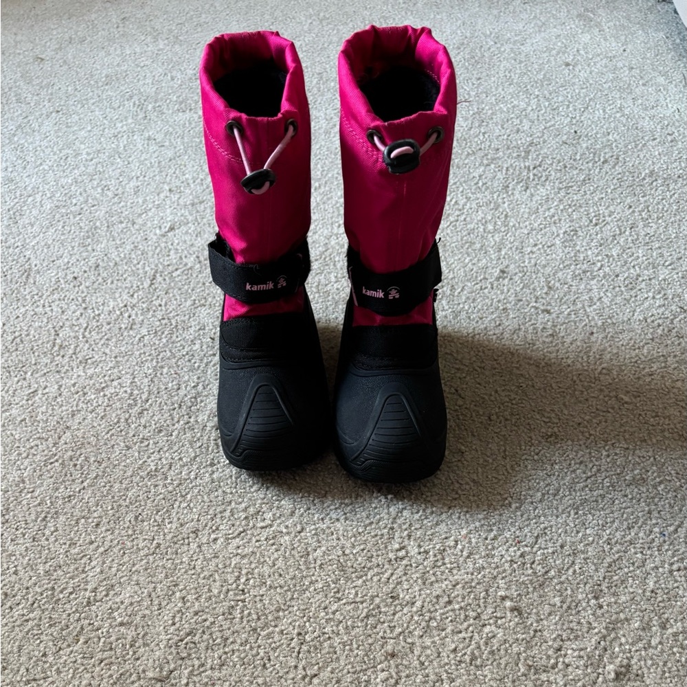Kamik Kids Boots in Pink and Black